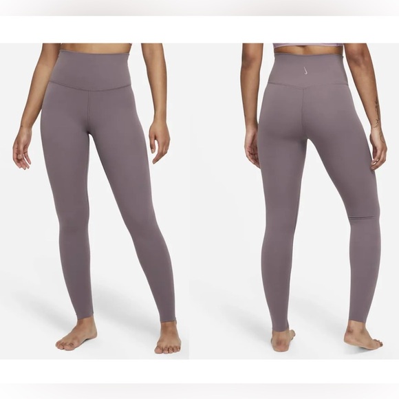 Nike Pants - Nike Yoga Luxe High-Waist Leggings lilac sheen size M